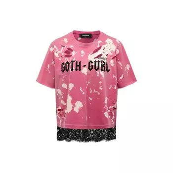 Хлопковая футболка Dsquared2