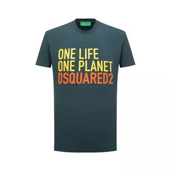 Хлопковая футболка Dsquared2