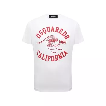 Хлопковая футболка Dsquared2