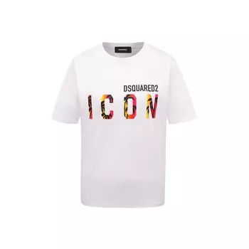 Хлопковая футболка Dsquared2