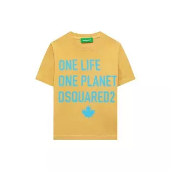 Хлопковая футболка Dsquared2