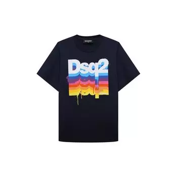Хлопковая футболка Dsquared2
