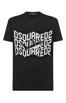 Хлопковая футболка Dsquared2