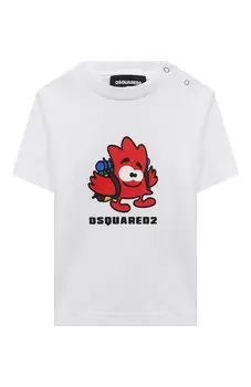 Хлопковая футболка Dsquared2