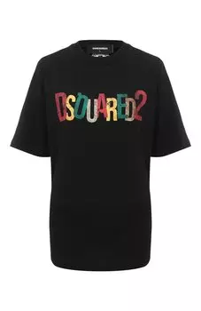 Хлопковая футболка Dsquared2