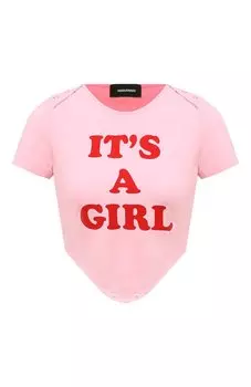 Хлопковая футболка Dsquared2