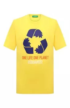 Хлопковая футболка Dsquared2