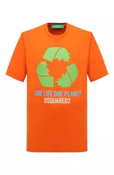 Хлопковая футболка Dsquared2