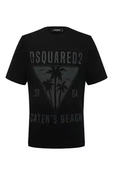 Хлопковая футболка Dsquared2