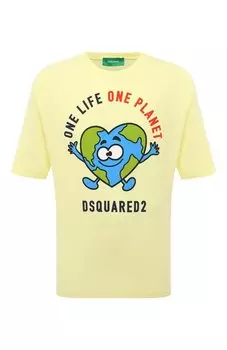 Хлопковая футболка Dsquared2