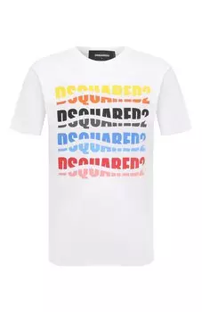 Хлопковая футболка Dsquared2