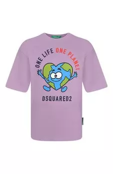 Хлопковая футболка Dsquared2