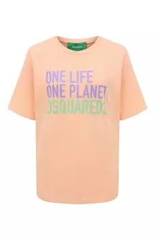 Хлопковая футболка Dsquared2