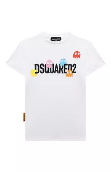 Хлопковая футболка Dsquared2
