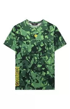 Хлопковая футболка Dsquared2