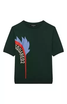 Хлопковая футболка Dsquared2