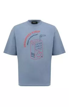 Хлопковая футболка Dsquared2