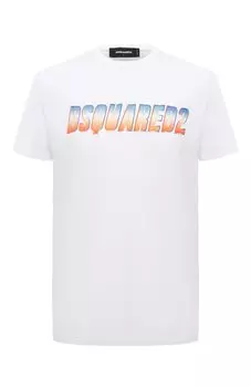 Хлопковая футболка Dsquared2