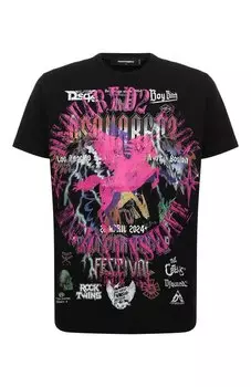 Хлопковая футболка Dsquared2