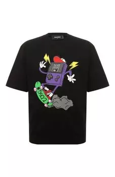 Хлопковая футболка Dsquared2