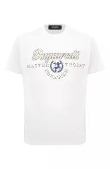 Хлопковая футболка Dsquared2
