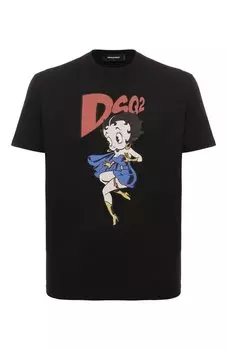 Хлопковая футболка Dsquared2