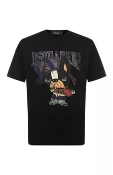 Хлопковая футболка Dsquared2