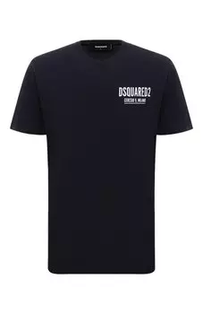 Хлопковая футболка Dsquared2