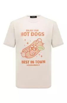 Хлопковая футболка Dsquared2