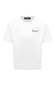 Хлопковая футболка Dsquared2