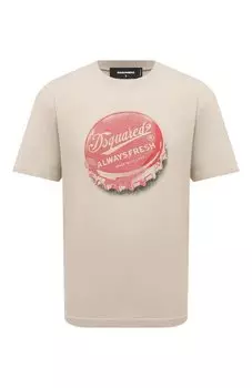 Хлопковая футболка Dsquared2