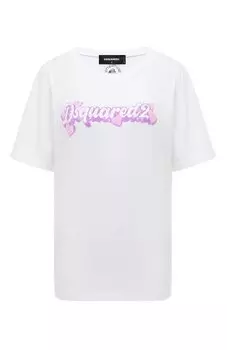 Хлопковая футболка Dsquared2