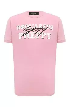 Хлопковая футболка Dsquared2