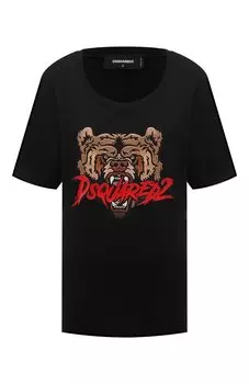Хлопковая футболка Dsquared2