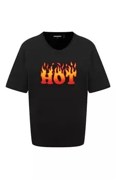 Хлопковая футболка Dsquared2