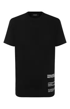 Хлопковая футболка Dsquared2