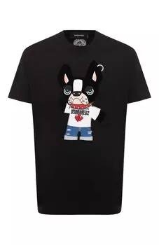 Хлопковая футболка Dsquared2