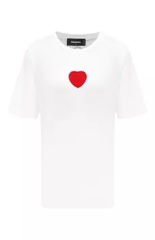 Хлопковая футболка Dsquared2