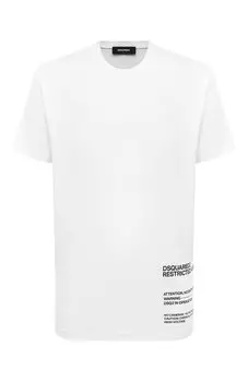 Хлопковая футболка Dsquared2