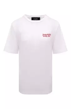 Хлопковая футболка Dsquared2