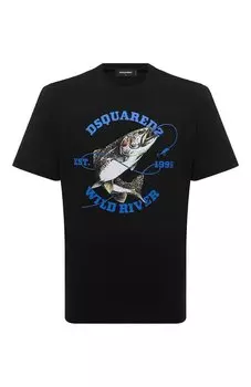 Хлопковая футболка Dsquared2