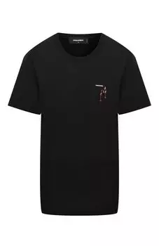 Хлопковая футболка Dsquared2