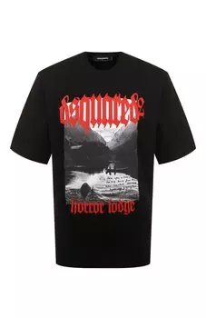 Хлопковая футболка Dsquared2