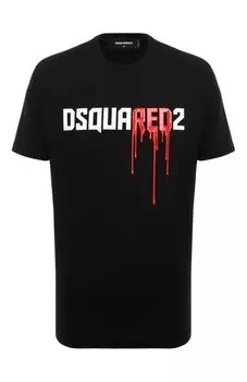 Хлопковая футболка Dsquared2