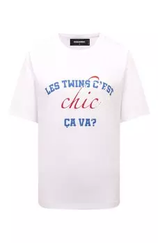 Хлопковая футболка Dsquared2