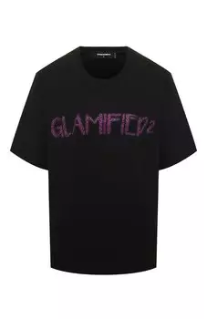 Хлопковая футболка Dsquared2