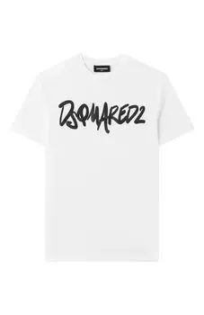 Хлопковая футболка Dsquared2