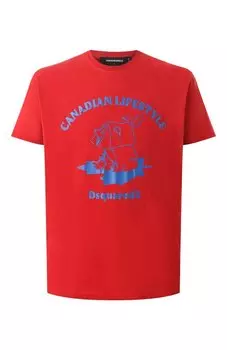 Хлопковая футболка Dsquared2