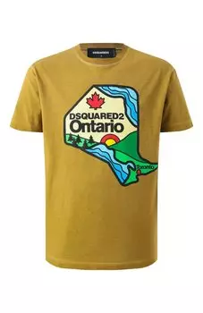 Хлопковая футболка Dsquared2