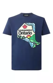 Хлопковая футболка Dsquared2